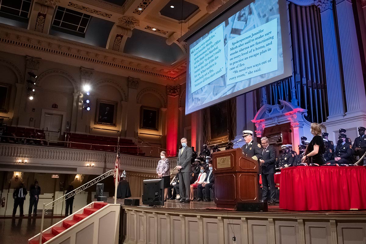 MA Department of Fire Services, Annual Firefighter of the Year Awards, 11/21